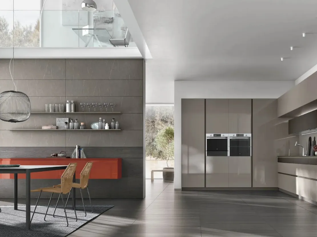 Cucina Moderna angolare Color Trend di Stosa